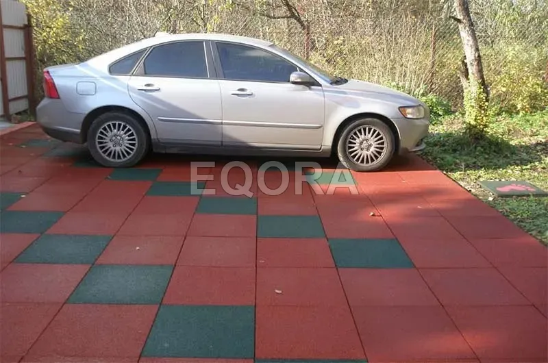 Резиновая плитка из крошки для гаража в Клине