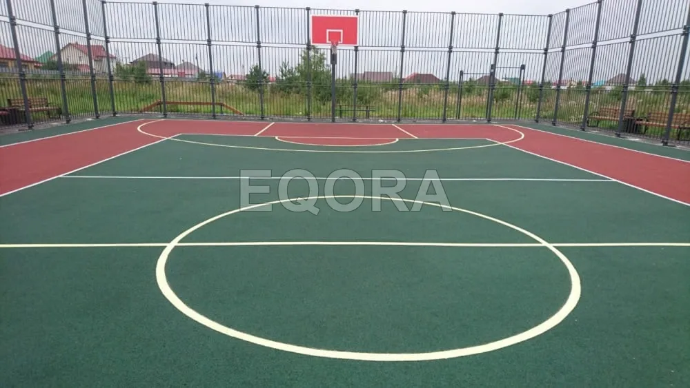 Как резиновое покрытие ведет себя на спортивных площадках в Клине?